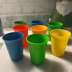Tupperware Bright Multi-Color Plastic Shot Cup Set